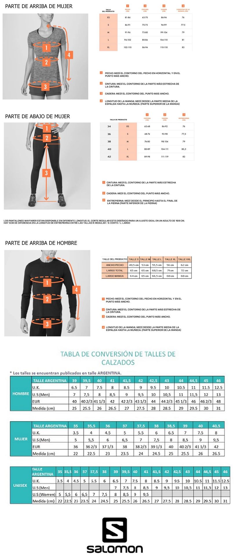 Tabla de talles