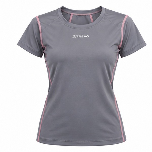 Trevo Remera X Trail W (S, Gris)